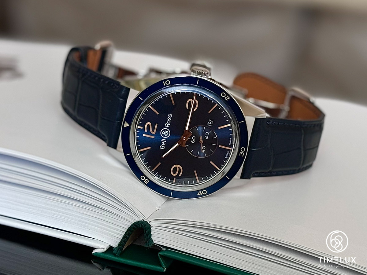 BellRoss Aeronavale Automatic Blue Dial 43mm 